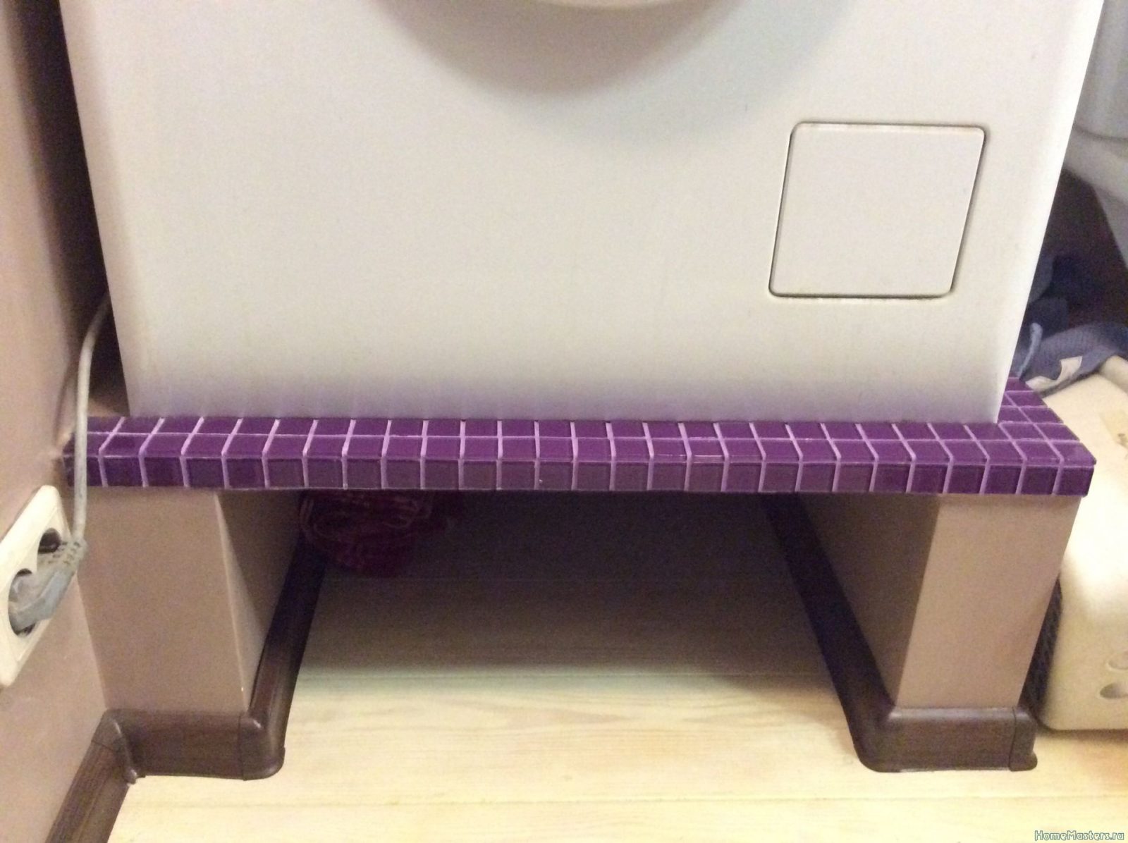 Preparing the base for a Samsung washing machine