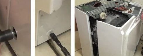 Replacing a pump in a Zanussi_2