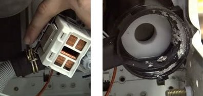 Replacing a pump in a Zanussi_3