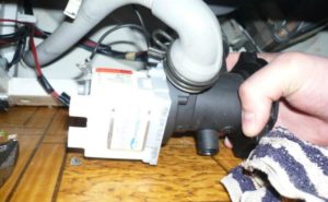 we remove and clean the pump