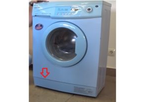 remove the panel covering the debris filter