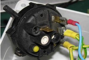 the pressure switch needs to be checked