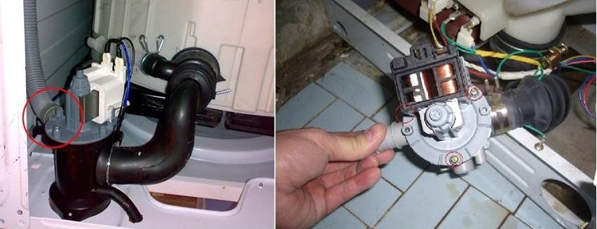 Let's check the Siemens washing machine pump.