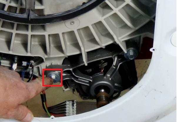 We remove the engine so it doesn't get in the way.