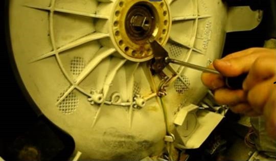 remove the drum grounding