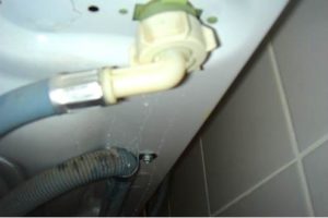 the valve became loose and a leak developed