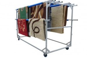 You can dry the rugs on a special dryer