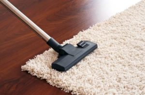 Before washing, remove dirt and debris from the rug.