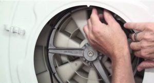 checking the drive belt