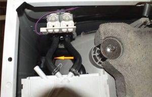 inlet valve on a washing machine