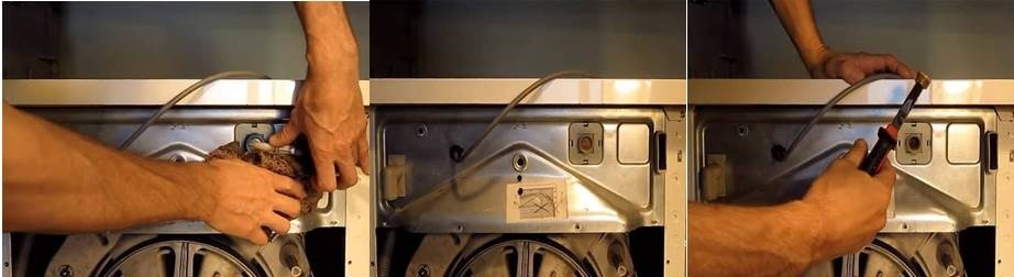 How to remove and clean the filter mesh