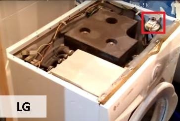 pressure switch in an LG washing machine