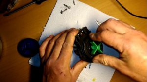 We're trying to glue the impeller