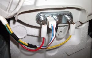 Heating element in a washing machine