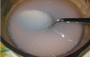 preparem una solució per a midó