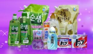 There are quite a lot of Korean washing powders