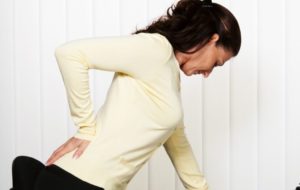 Hand washing is impossible due to a bad back