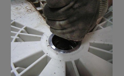 knocking out old bearings