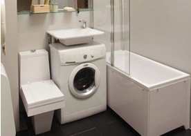 machine under the sink