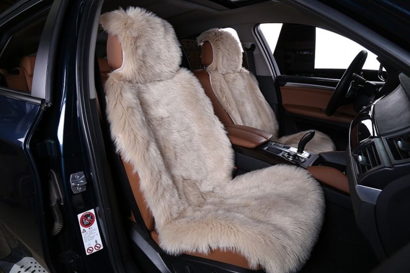 Fur covers should be washed with care