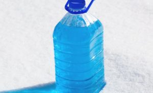 pour some antifreeze into the machine