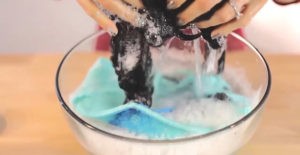 Some sets of linen are best washed by hand.