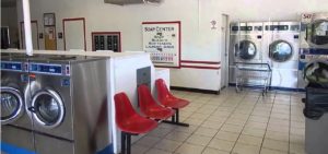 There might not be anyone in the laundry room at all.