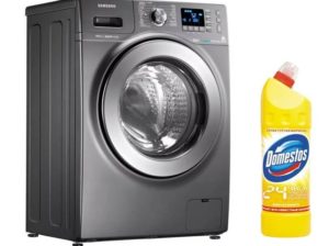 Can I add Domestos to my washing machine?