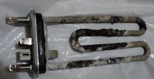 The heating element caused smoke and fire