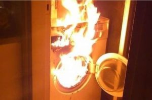 What to do if your washing machine catches fire?
