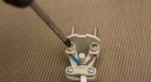 we cut off the old Euro plug and install a new one