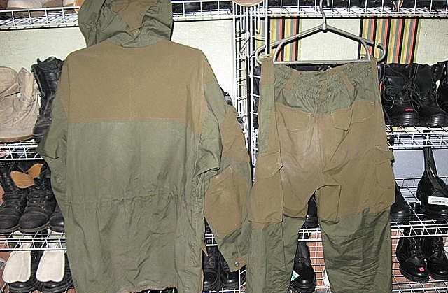 drying the Gorka suit