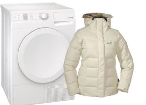 How to dry a down jacket in a dryer?
