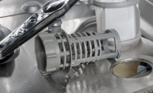 The trash filter needs to be cleaned