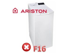 Грешка F16 в пералня Ariston