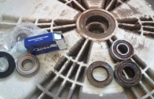 How to replace bearings and seals on an LG washing machine?