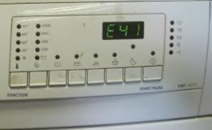 Грешка E41 в пералня Electrolux