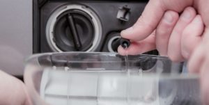 we remove water through the emergency hose