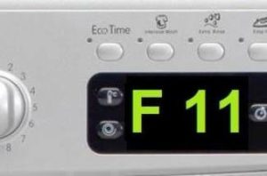 Грешка F11 в пералня Ariston