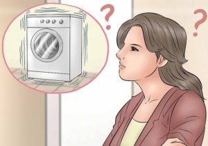 The washing machine jumps during the spin cycle. The washing machine jumps during the spin cycle.