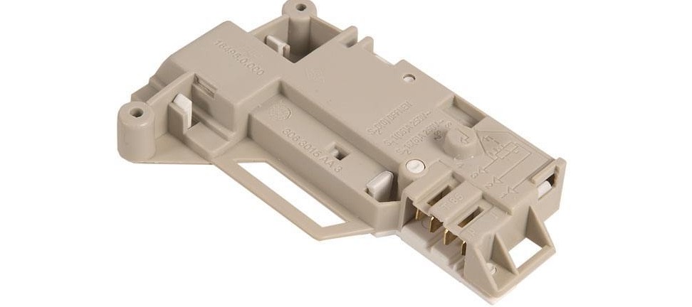 The Bosch washing machine's locking mechanism is simple.