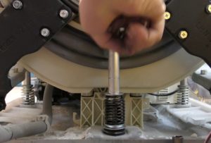 How to replace shock absorbers on an LG washing machine