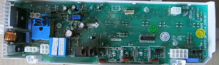 The Daewoo control board is faulty