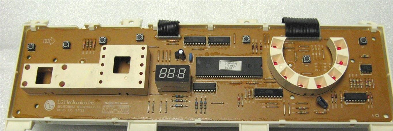 You need to check the button on the control board