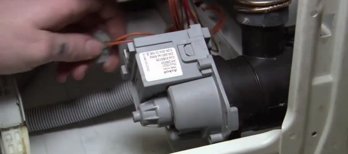 pump on an LG washing machine