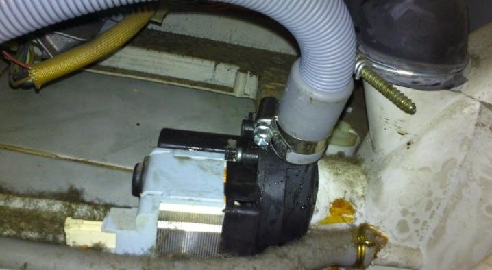 the drain hose is leaking