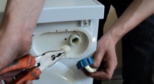 cleaning the inlet valve filter