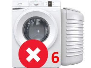 Грешка 6 в пералня Gorenje