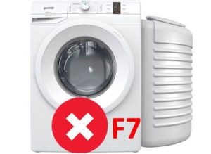 Грешка F7 на пералнята Gorenje
