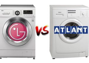 Коя е по-добра: пералня LG или Atlant?